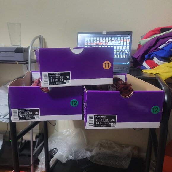 Nike SB Blazer Low Pro GT Grant Taylor Team Red Light Blue DV1226-600 11 & 12 - Picture 6 of 15